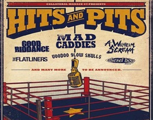 Tour poster for Hits and Pits.